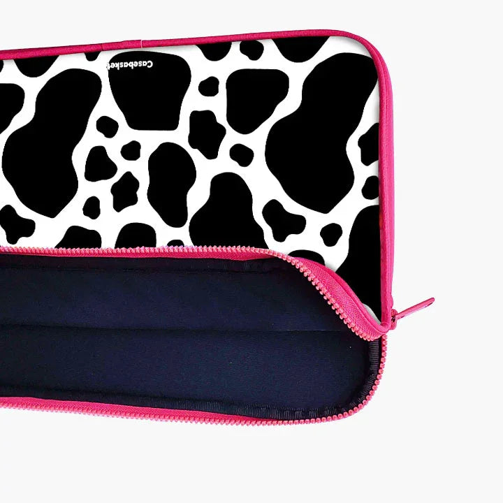 Calm Cow Print Laptop Sleeve