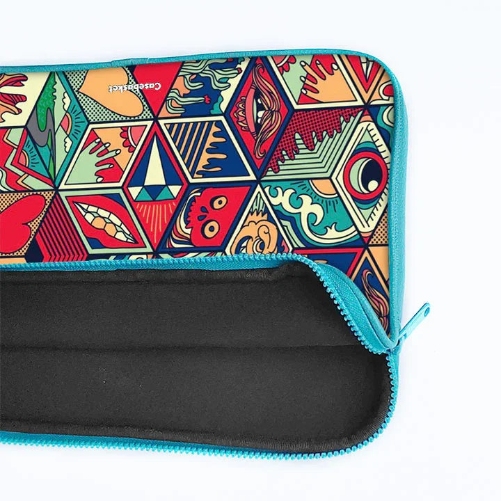 Psychedelia Print Laptop Sleeve