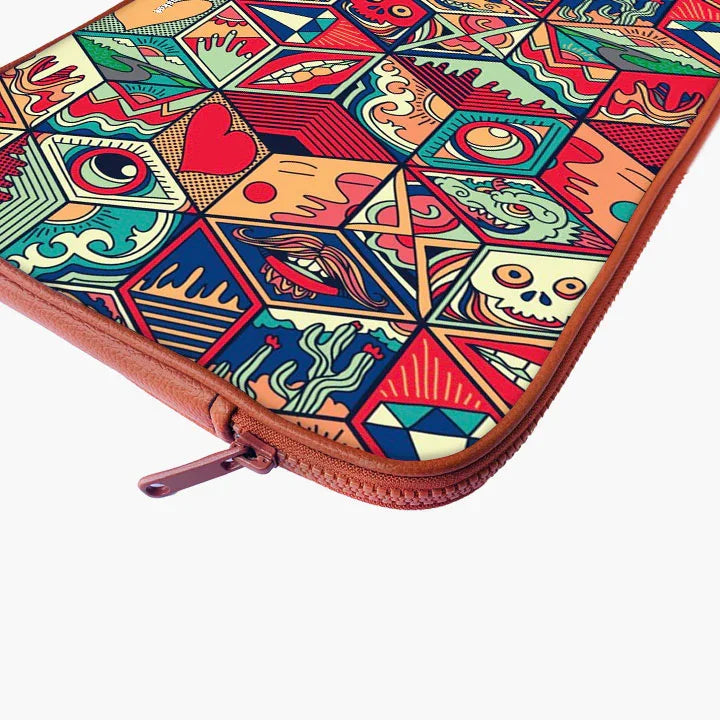 Psychedelia Print Laptop Sleeve
