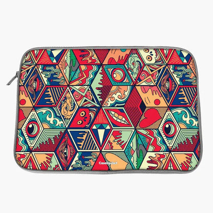 Psychedelia Print Laptop Sleeve