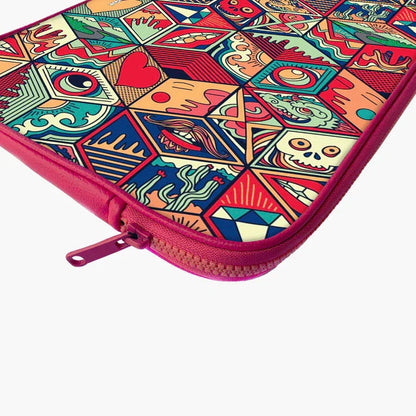 Psychedelia Print Laptop Sleeve