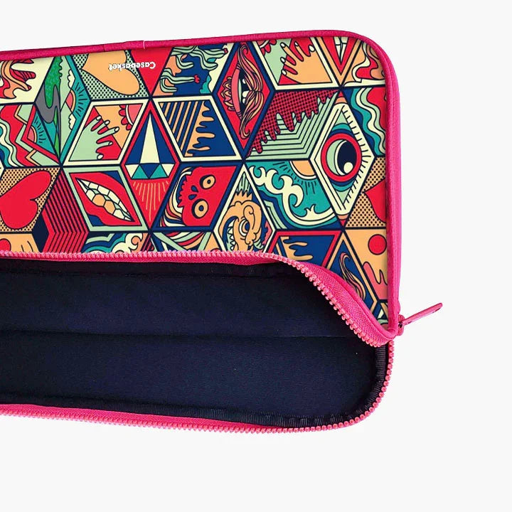 Psychedelia Print Laptop Sleeve