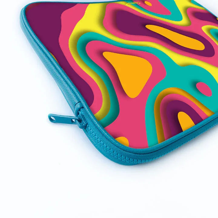Jazzy Pop Print Laptop Sleeve
