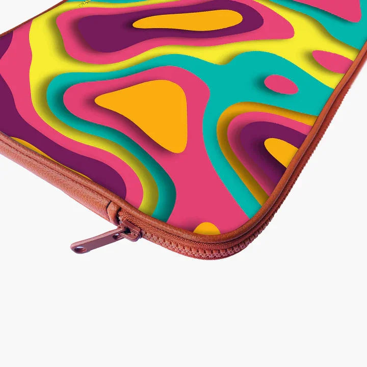 Jazzy Pop Print Laptop Sleeve