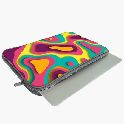 Jazzy Pop Print Laptop Sleeve
