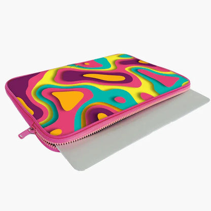 Jazzy Pop Print Laptop Sleeve