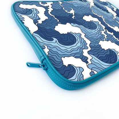 Wave Whispers Print Laptop Sleeve