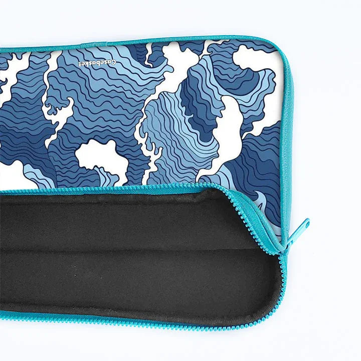 Wave Whispers Print Laptop Sleeve