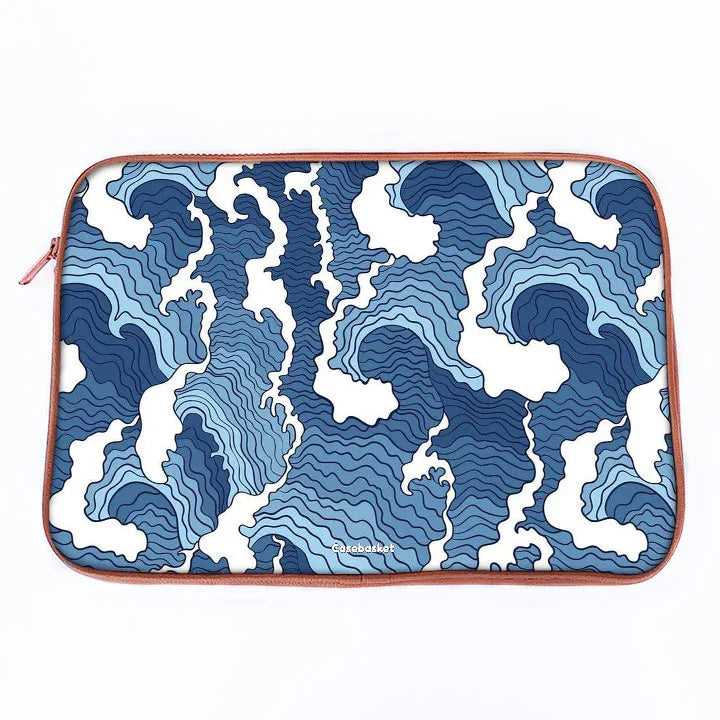 Wave Whispers Print Laptop Sleeve