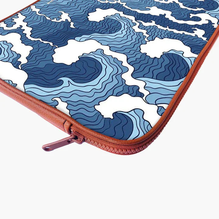 Wave Whispers Print Laptop Sleeve