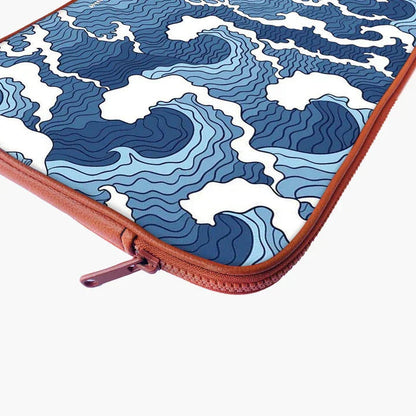 Wave Whispers Print Laptop Sleeve