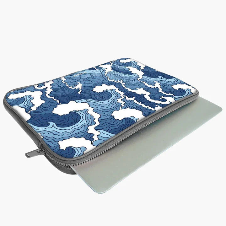 Wave Whispers Print Laptop Sleeve