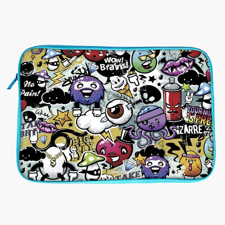 Doodle Doo Print Laptop Sleeve