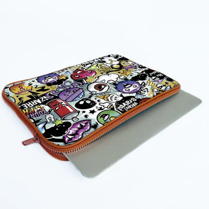 Doodle Doo Print Laptop Sleeve