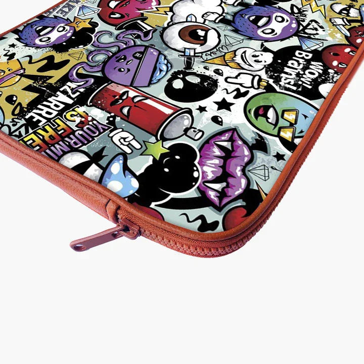 Doodle Doo Print Laptop Sleeve