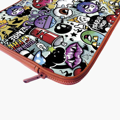 Doodle Doo Print Laptop Sleeve