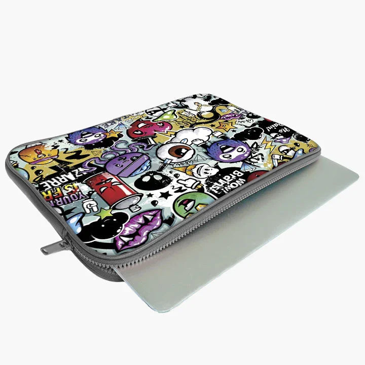 Doodle Doo Print Laptop Sleeve