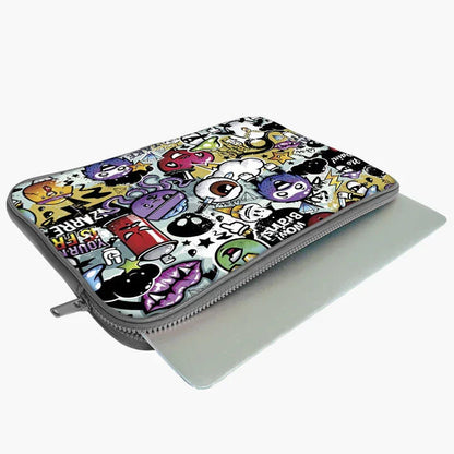 Doodle Doo Print Laptop Sleeve