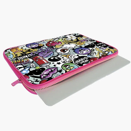 Doodle Doo Print Laptop Sleeve