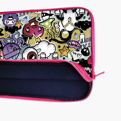 Doodle Doo Print Laptop Sleeve