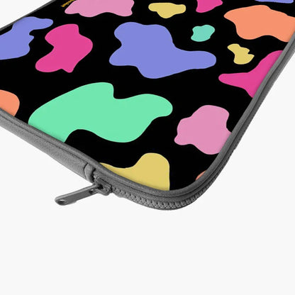 Neon Moo Print Laptop Sleeve