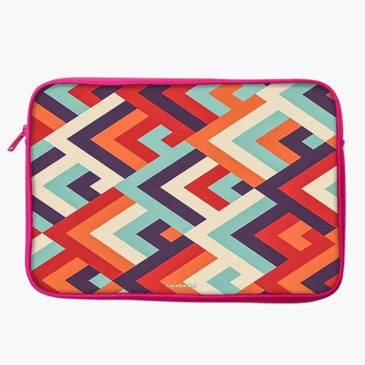 Vibrant Fusion Print Laptop Sleeve