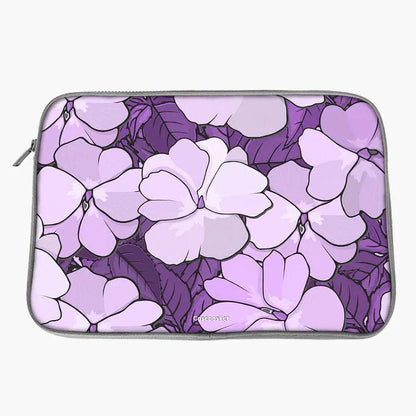 Lilac Blossom Print Laptop Sleeve