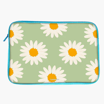 Daisy Glow Print Laptop Sleeve