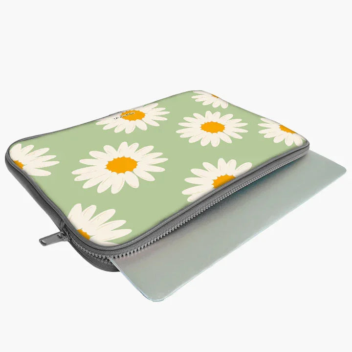Daisy Glow Print Laptop Sleeve