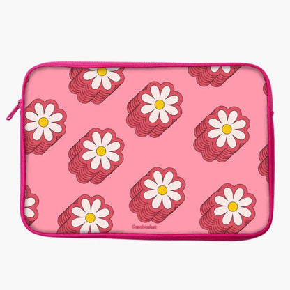 Floral Delight Print Laptop Sleeve