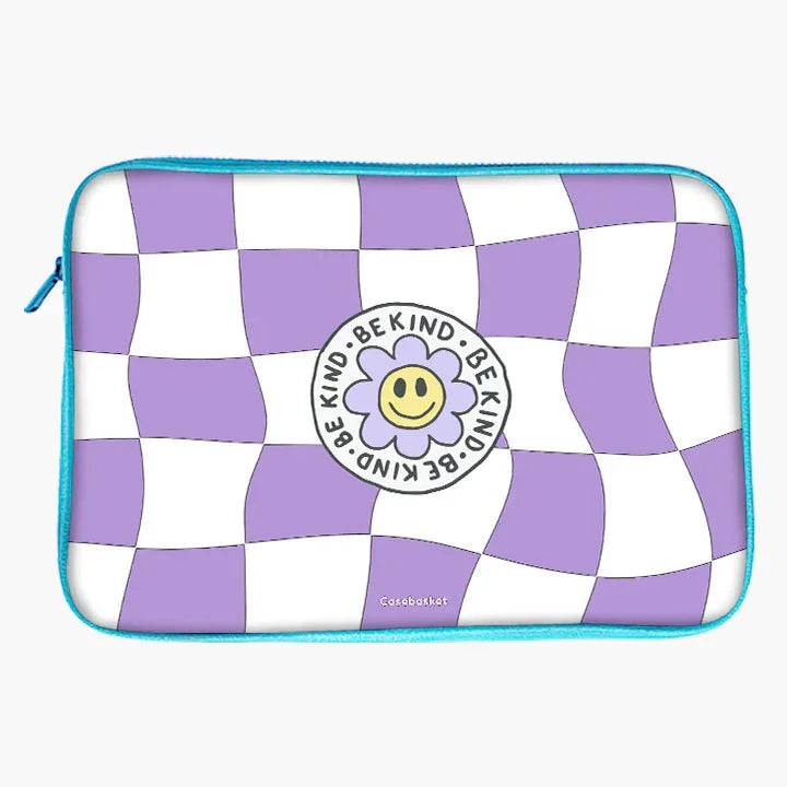 Be Kind Funky Print Laptop Sleeve
