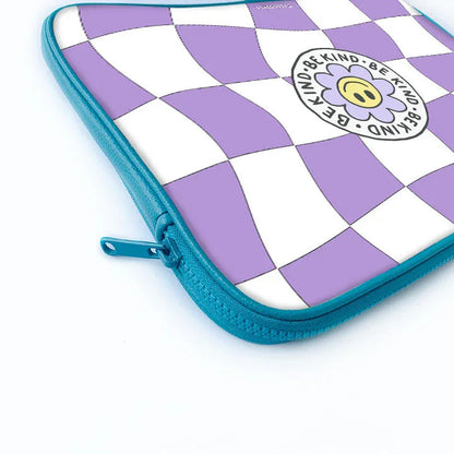 Be Kind Funky Print Laptop Sleeve