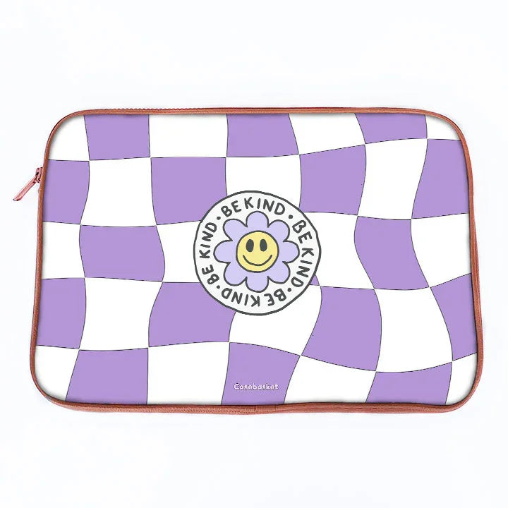Be Kind Funky Print Laptop Sleeve