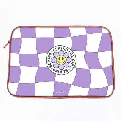 Be Kind Funky Print Laptop Sleeve