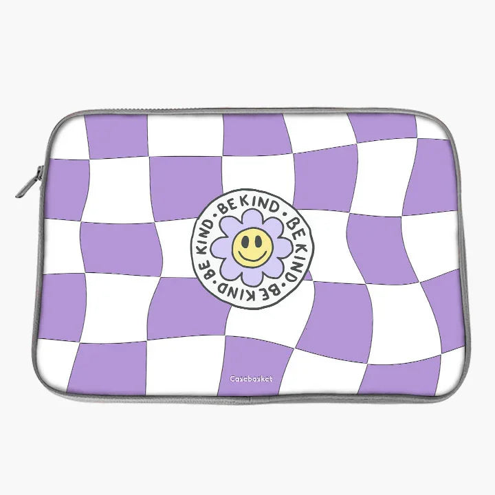 Be Kind Funky Print Laptop Sleeve