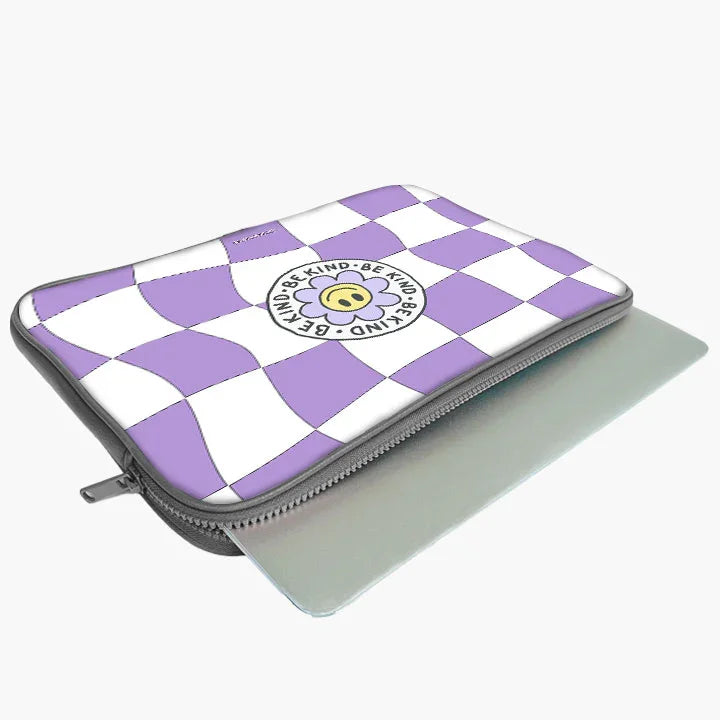 Be Kind Funky Print Laptop Sleeve