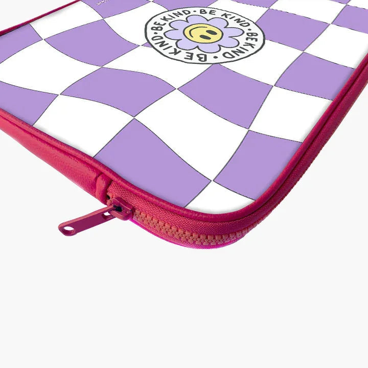 Be Kind Funky Print Laptop Sleeve