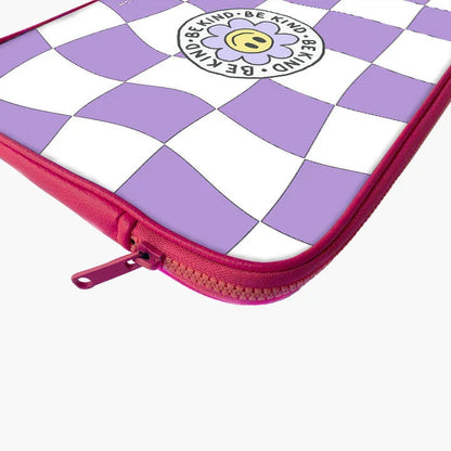 Be Kind Funky Print Laptop Sleeve