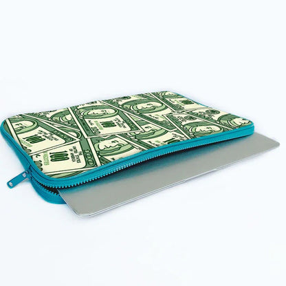 Quirky Currency Print Laptop Sleeve
