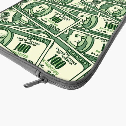 Quirky Currency Print Laptop Sleeve