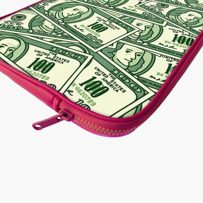 Quirky Currency Print Laptop Sleeve