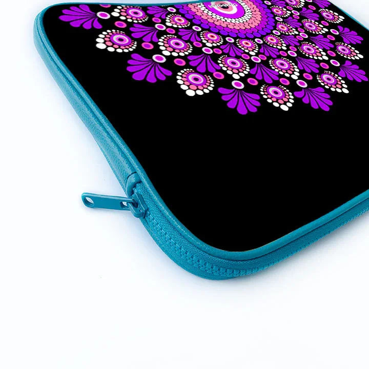 Pinkple Mandala Print Laptop Sleeve