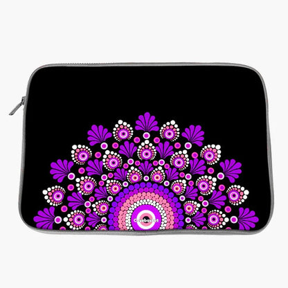 Pinkple Mandala Print Laptop Sleeve