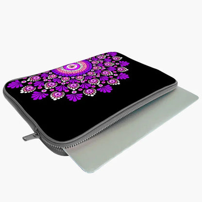 Pinkple Mandala Print Laptop Sleeve
