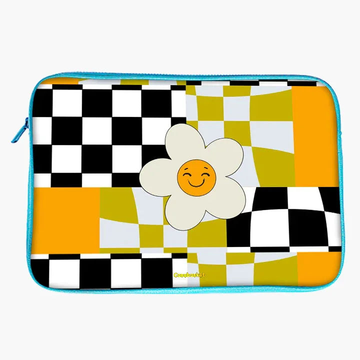 Chessy Blooms Print Laptop Sleeve