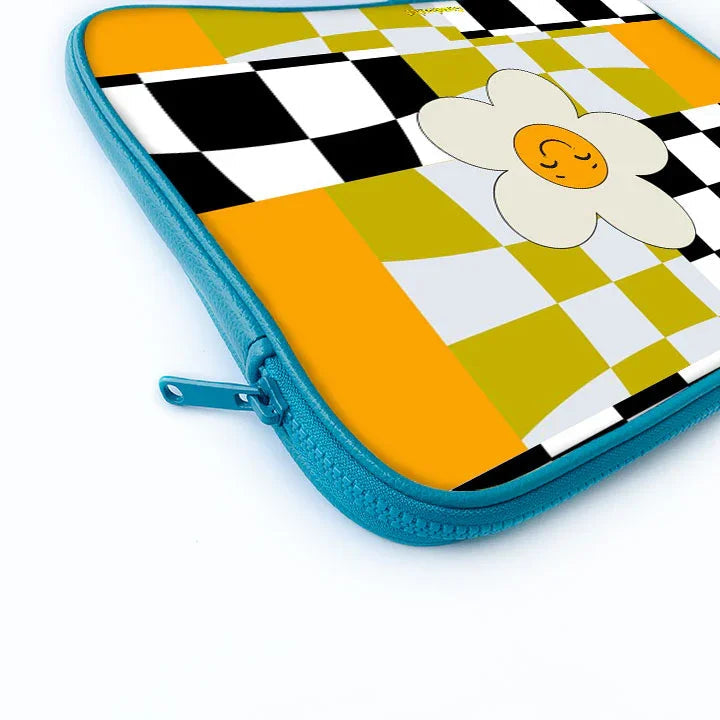 Chessy Blooms Print Laptop Sleeve
