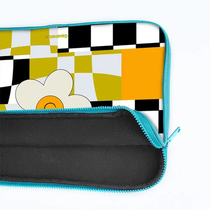 Chessy Blooms Print Laptop Sleeve