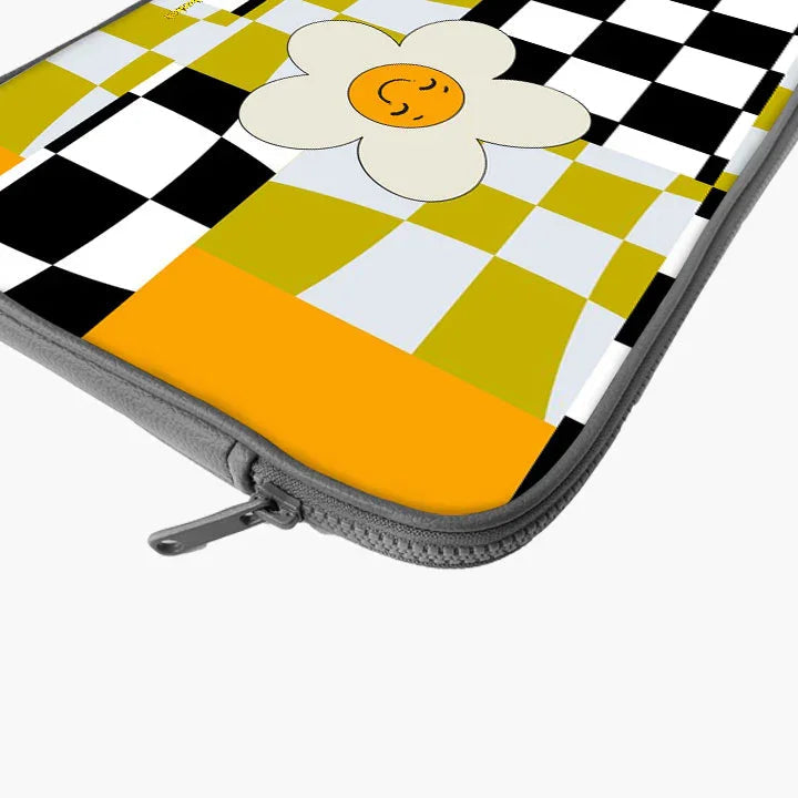 Chessy Blooms Print Laptop Sleeve