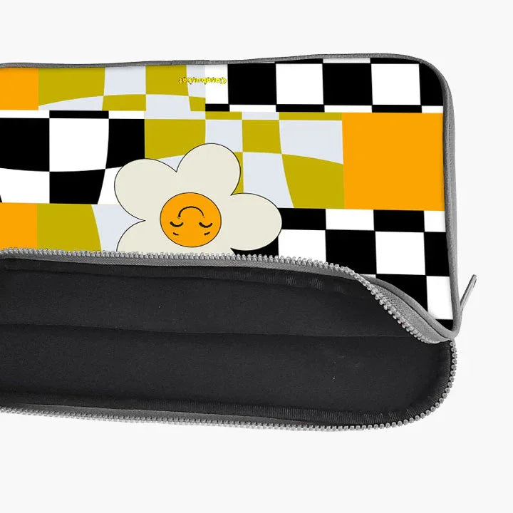 Chessy Blooms Print Laptop Sleeve