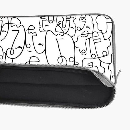 Abstract Face Laptop Sleeve